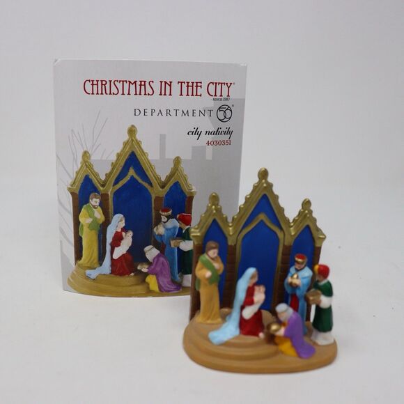 Department 56 Christmas in the City Village Nativity Figurine 4030351 NIB - Picture 1 of 5
